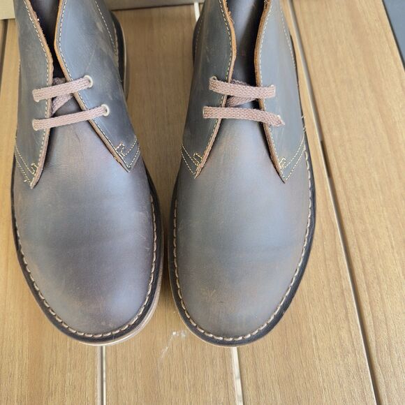 Clarks® (Men\'s 10.5 M) Bushacre™ 2 Brown Desert Leather Chukka Boots - $120 New main image 5